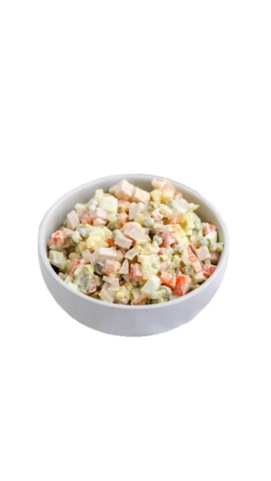 Оливье с колбасой