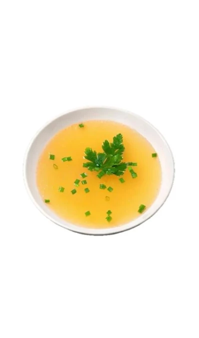 Куриный бульон с яйцом