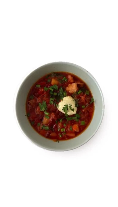 Борщ с цыплёнком