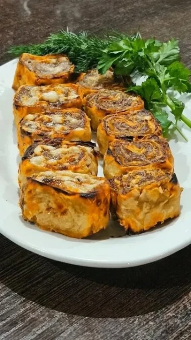 Ролл Люля -кебаб  говядина с сыром 