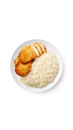 Свинина под сырной шапкой с рисом 