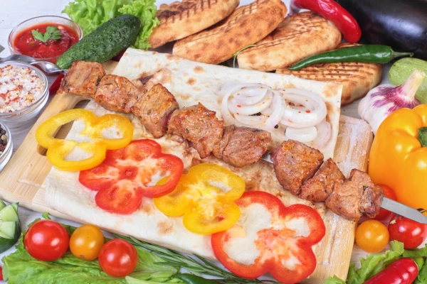 Шашлык из свинины большой