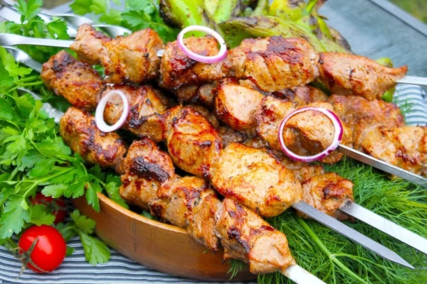 Шашлык из свинины большой