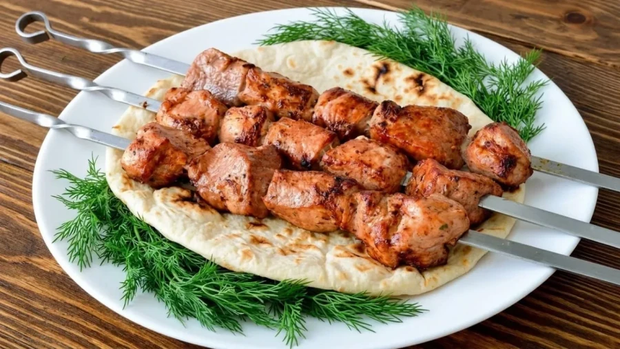 Шашлык свиная шея вырезка 