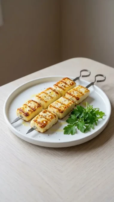 Шашлык из сыра