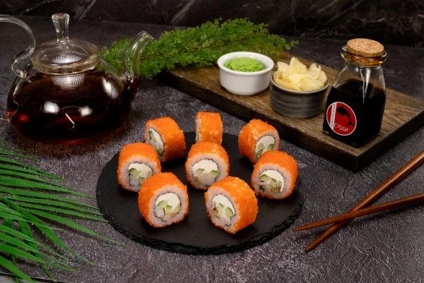 КАЛИФОРНИЯ С КРЕВЕТКОЙ PREMIUM