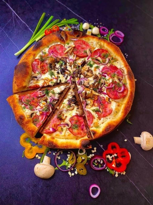 Пицца "Грибная с Ветчиной " 