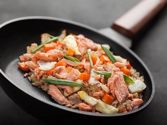 Лосось Харакири с рисом