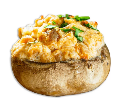 Шампиньоны с ветчиной и сыром