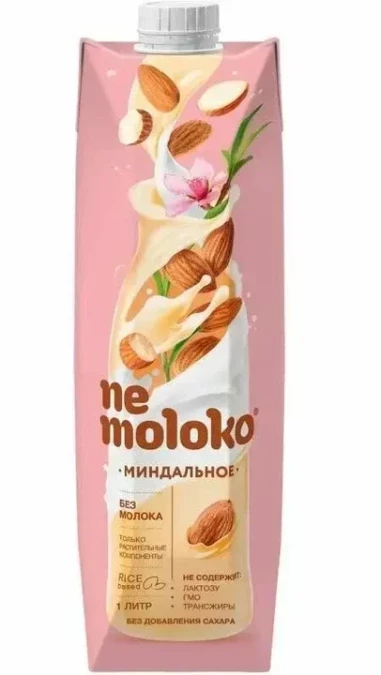 1л. Nemoloko МИНДАЛЬНЫЙ напиток на рисовой основе