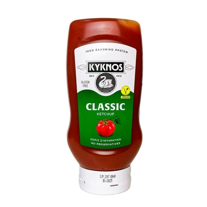 Кетчуп томатный 560г. пл/б KYKNOS