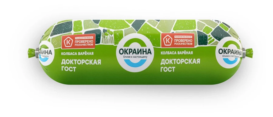 Колбаса Докторская Окраина 400г/шт