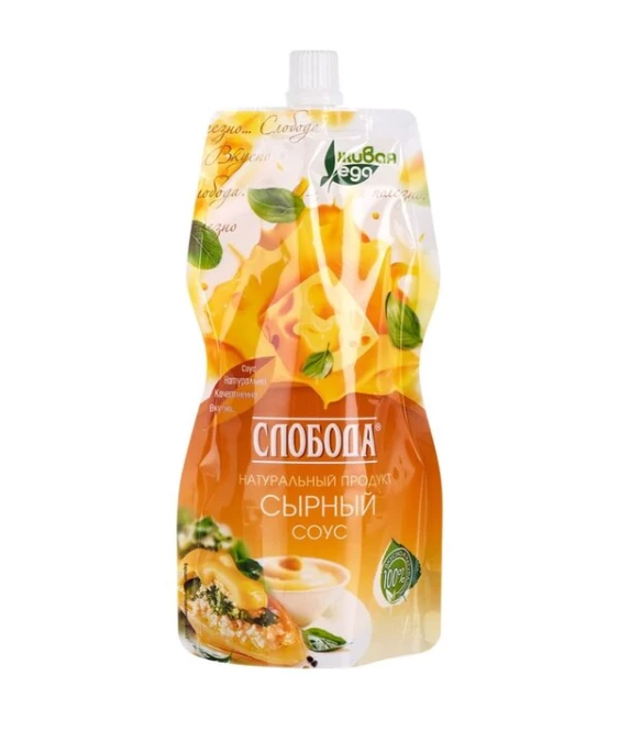Соус на осн. раст.мас. "Слобода Сырный"  200мл