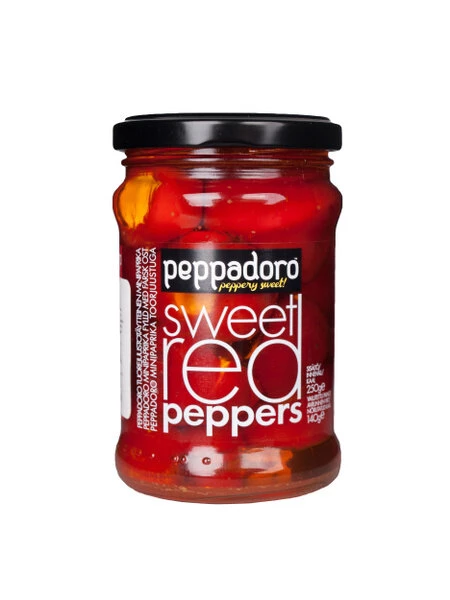 Перец красный сладкий фаршированный сыром 250г. стекло