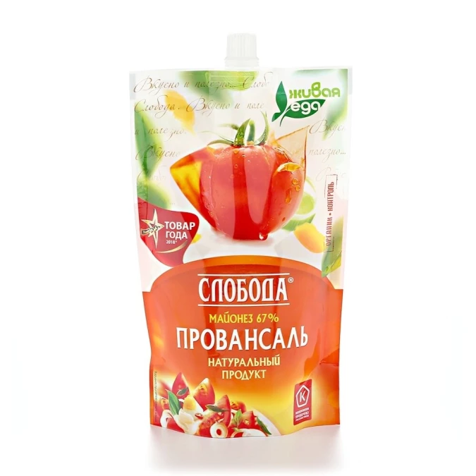 Майонез Слобода Провансаль 67% 400мл