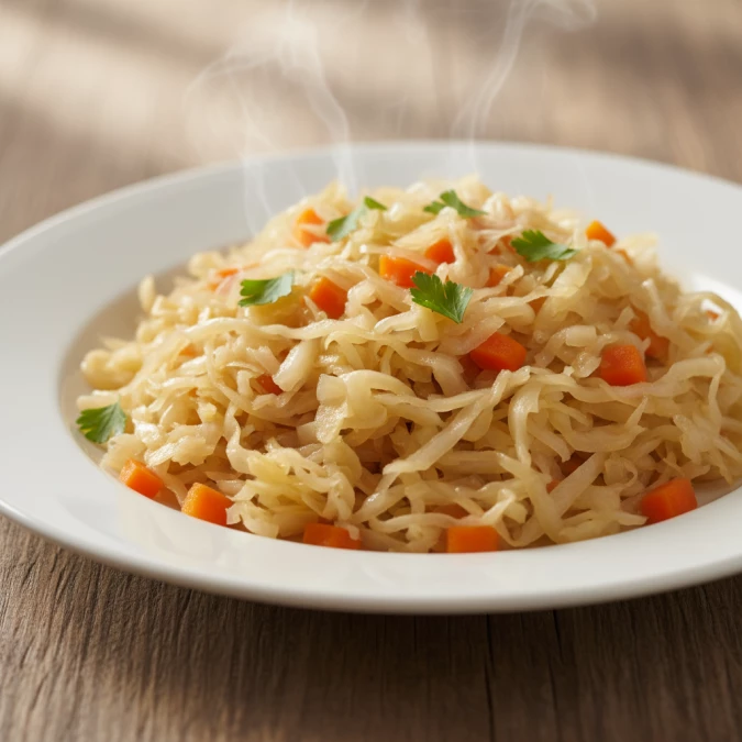 Капуста тушеная 