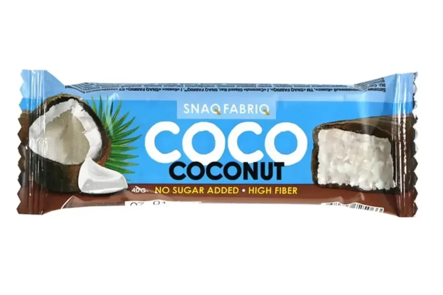 ТМ "SNAQFABRIQ" COCO Батончик глазированный "Кокос" 40г.