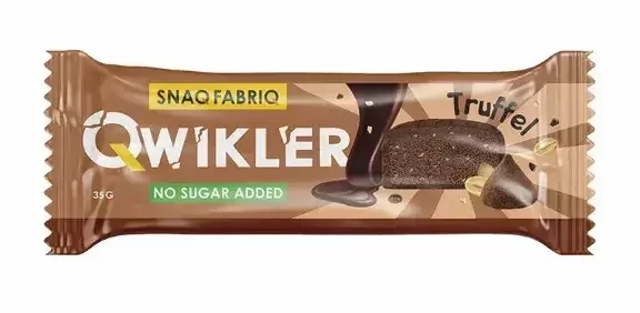 ТМ "SNAQFABRIQ" QWIKLER Батончик глаз. "Трюфельный" 35г.