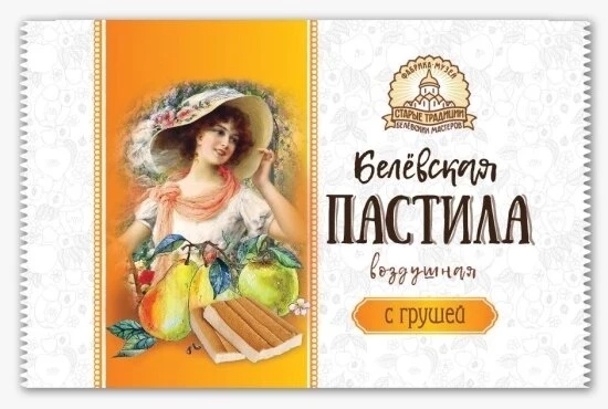 Пастила яблочная с ГРУШЕЙ 25гр