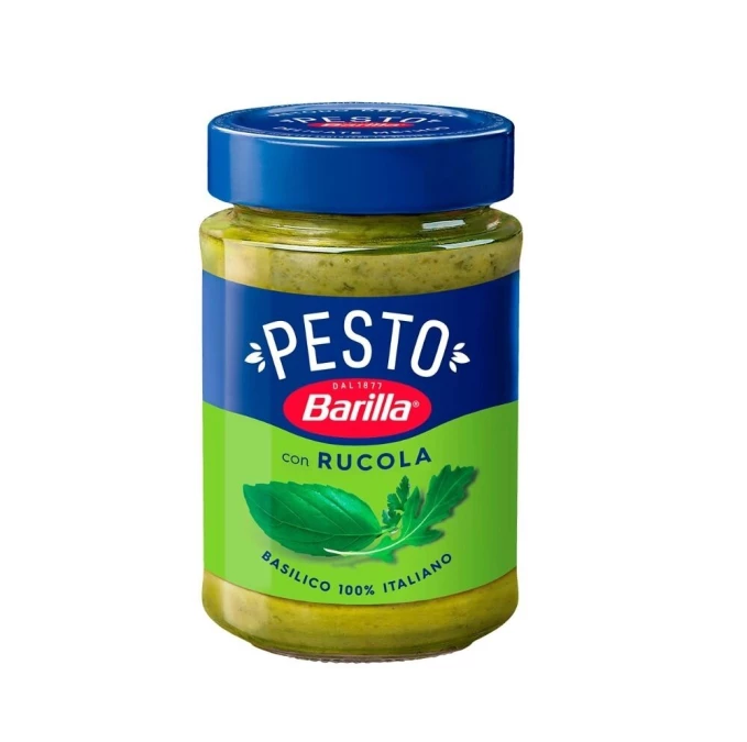 Соус ПЕСТО С БАЗИЛИКОМ И РУККОЛОЙ 190г.