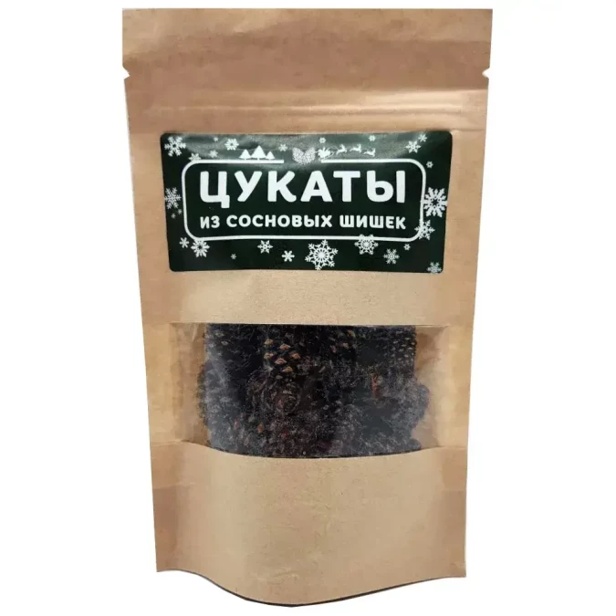 Цукаты из сосновых шишек