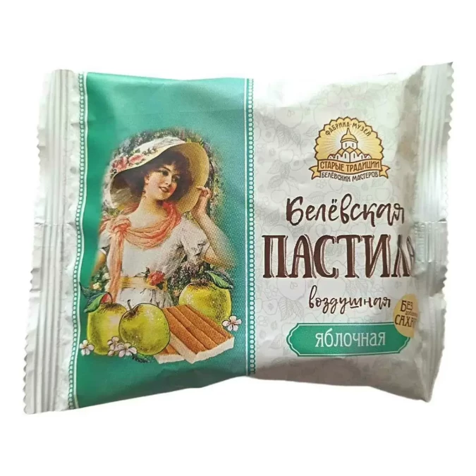 Пастила яблочная без сахара 25гр