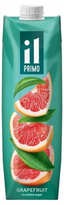 1л. СОК ГРЕЙПФРУТОВЫЙ "IL PRIMO"