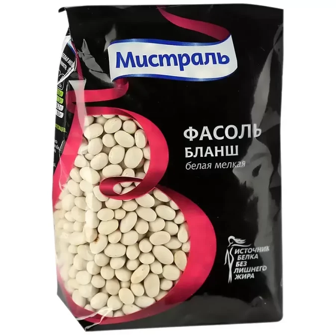 Фасоль белая мелкая Бланш "Мистраль" 450г.