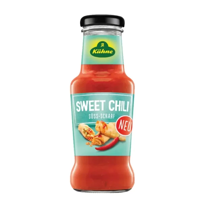 Соус сладкий Чили с чесноком 250мл. ст.б.KUHNE Sweet chili sauce with