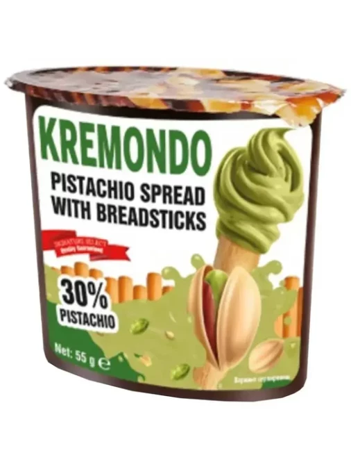 "Kremondo" Набор из пасты фисташковой и хлебных палочек  55 гр.