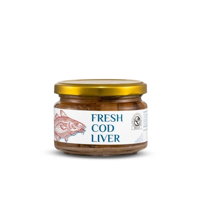 Печень трески натуральная 240г.