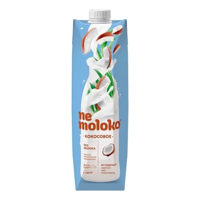 1л. Nemoloko КОКОСОВЫЙ напиток на рисовой основе
