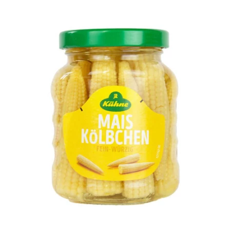 Кукурузные початки 180 г (ст.б.) KUHNE Corn cobs