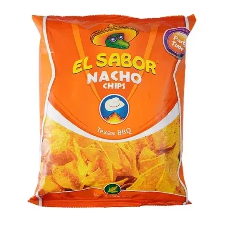 Чипсы кукурузные "Начос" с соусом барбекю, El Sabor