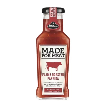 Соус томатный барбекю с копченым перцем 235 мл (ст.) KUHNE “Made for Meat”