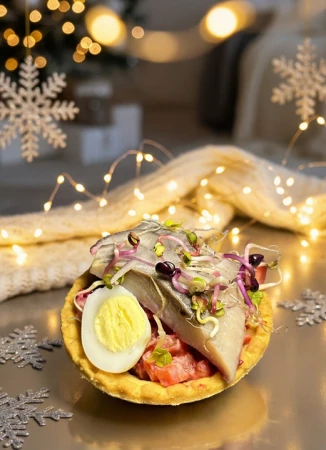 Тарталетка сельдь