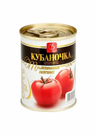 Томатная паста ЖБ 140г. КУБАНОЧКА