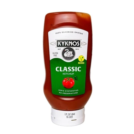 Кетчуп томатный 560г. пл/б KYKNOS