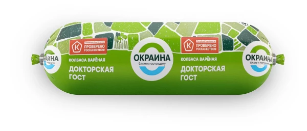 Колбаса Докторская Окраина 400г/шт