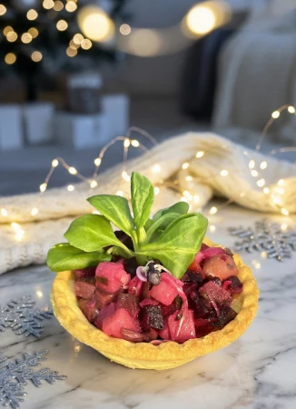 Тарталетка с винегретом