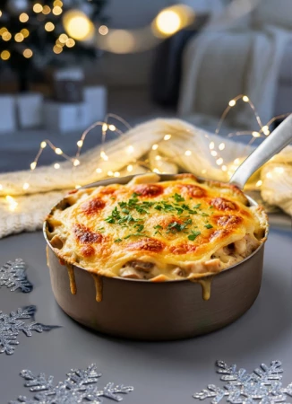 Жюльен с курицей и грибами 