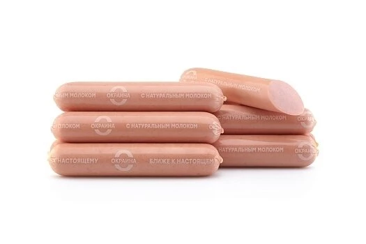 Сосиски с натуральным молоком Окраина 