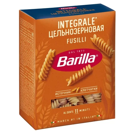 FUSILLI 5 CEREALI Фузилли 5 злаков со злаковой смесью 450г