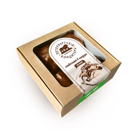 Зефир "Сливочный" в глазури 260г.