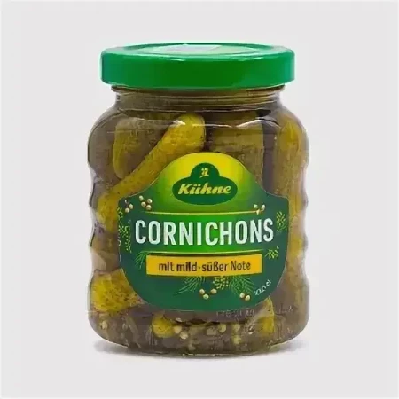 Корнишоны 330 г ст. б. KUHNE Cornichons