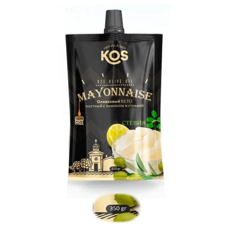 Майонез КЕТО ВЕГАН 350гр, Кантур																	