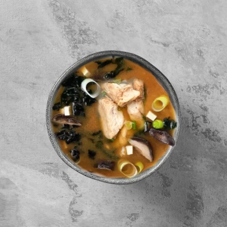 Мисо суп с курицей