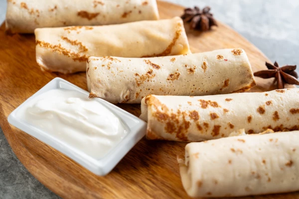 Блинчик с мясным фаршем 10 шт.
