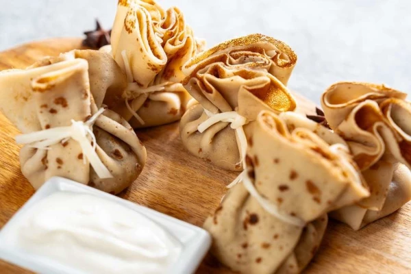 Блинчик с яблоком и корицей 10 шт.