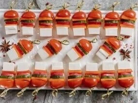 Овощи на шпажках с сыром «Фета» 20 шт.